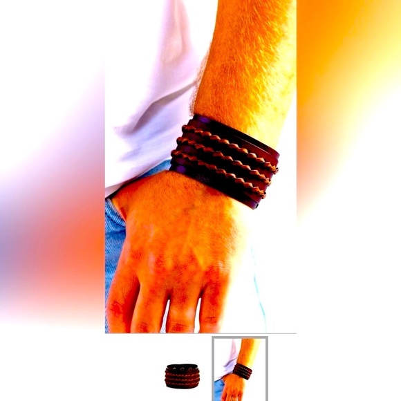 🔥💪🏼🔥 MEN❗️ PAPARAZZI “WESTERN TWIST” BROWN URBAN BRACELET❗️🔥💪🏼🔥 - Picture 5 of 5